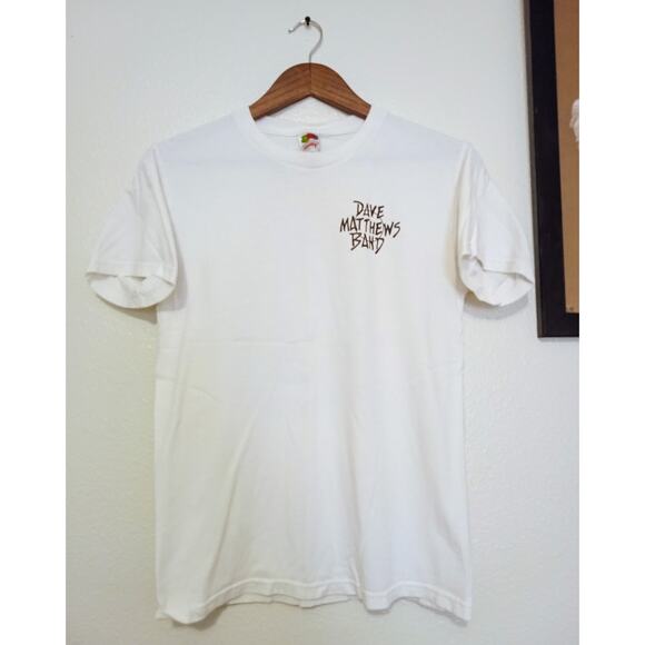 VTG Y2K Dave Matthews Band Official Graphic Tee Shirt Fruit of the Loom tag SZ S - Picture 1 of 8